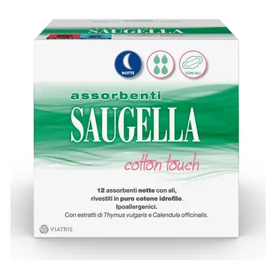 SAUGELLA COTTON TOUCH ASSORBENTI NOTTE 12 PEZZI TAGLIO PREZZO