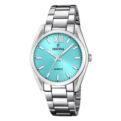 Orologio Festina F20622/d Collezione Allegria, Cinturino In Acciaio Blu, Donna.