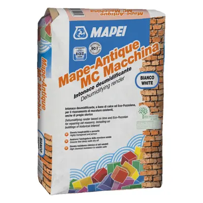 Malta per intonaci Mapei Mape-Antique Mc Macchina (Sacco da 25 Kg)