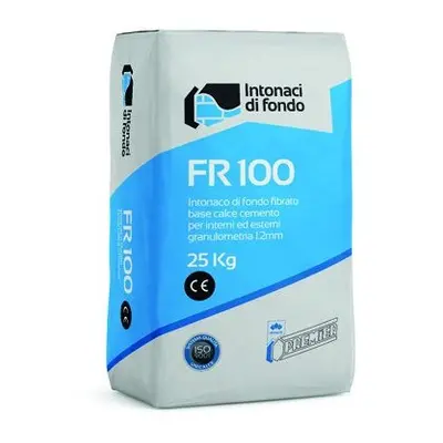 Intonaco fibrato Premier FR100 calce/cemento ( Sacco da 25 Kg)