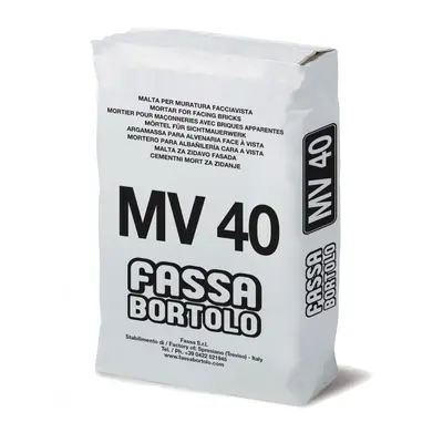 Malta Fassa MV40 per muratura Faccia a Vista (Sacco da 25 Kg)