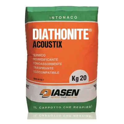 Intonaco premiscelato Diasen Diathonite Acoustix (Sacco 20 kg)