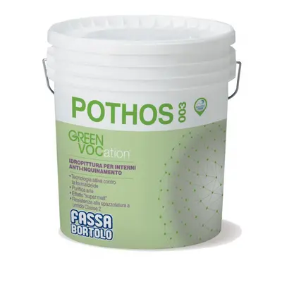 Idropittura per interni bianca Fassa Bortolo POTHOS 003 Anti-inquinamento (Secchio 4-10 lt)