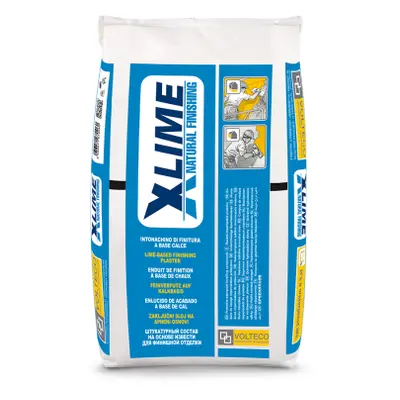 Finitura Volteco X-Lime a base di calce colore bianco (sacco da 20kg)