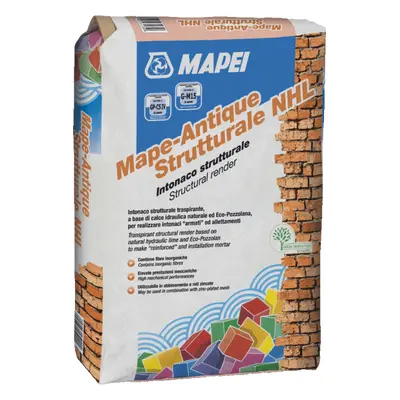 Malta per intonaci Mapei Mape-Antique Strutturale Nhl (Sacco da 25 Kg)