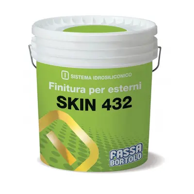 Finitura Fassa Skin 432 silossanica protettiva bianco (Secchio da 14 lt)