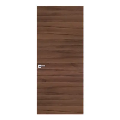 Porta filomuro in legno Nusco Texture Noce greenwood per interni