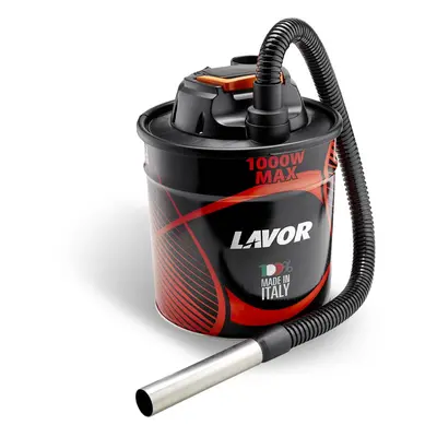 Aspiracenere Lavor Ashley 411 con fusto in metallo da 18litri con portata da 30,4 l/s