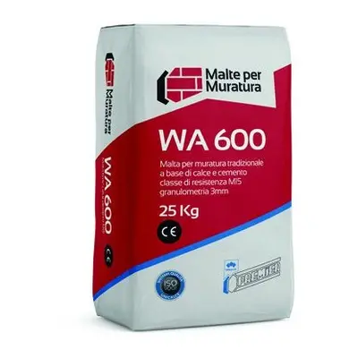 Malta da muratura Premier WA600 ( Sacco da 25 Kg)