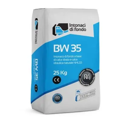 Intonaco Premier BW35 calce idraulica naturale ( Sacco da 25 Kg)