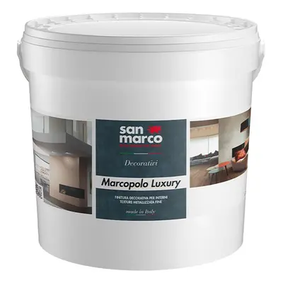 Pittura decorativa Marcopolo Luxury San Marco effetto metallizzato fine (Secchio 4Lt)