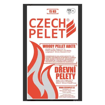 Pellet A1 Enplus Czech Pellet (15 Kg a sacco)