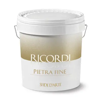 Stucco Fassa RICORDI PIETRA FINE bianco (Secchio da 2,5 e 20 Kg)