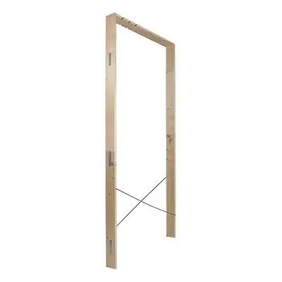 Controtelaio universale Dakota Crossmetallo in legno abete, luce porta 65-100mm, muro 12cm