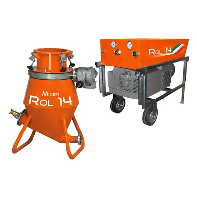 Impianto convogliatore Mixer Rol 14 compressore Becker per materiale in polvere e premiscelato, 