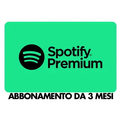 Spotify - Abbonamento 3 Mesi