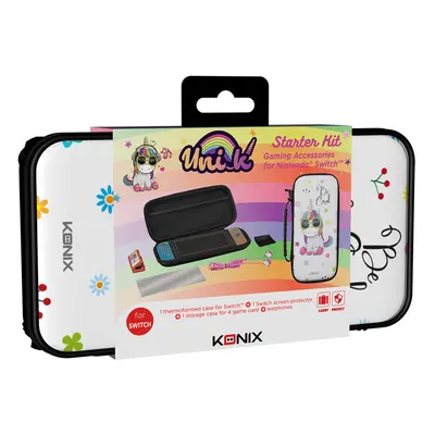 Konix Starter Pack Nintendo Switch - Borsa + Protezione Schermo + Cuffie