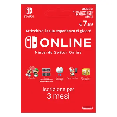 Nintendo Abbonamento Nintendo Switch Online - 3 Mesi