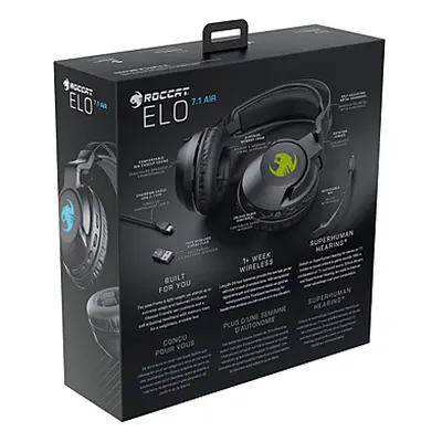 ROCCAT Roccat ELO 7.1 Air Cuffie da gioco RGB wireless con audio surround