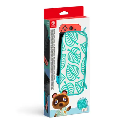 Nintendo Custodia Protettiva Switch + Pellicola - Animal Crossing New Horizons