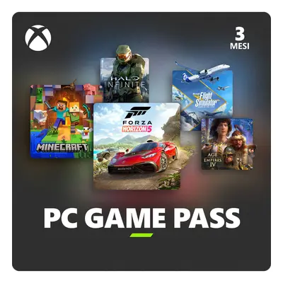 Microsoft Xbox Game Pass per PC - 3 Mesi