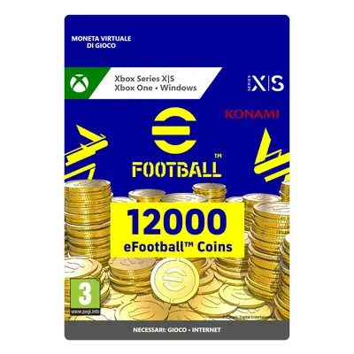 Konami 12 000 eFootball™ Coins (Compatibile con Xbox Series X|S e Windows 10)