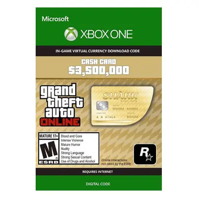 Take 2 Interactive GTA Online - 3.500.000$ - Carta Prepagata Squalo Balena