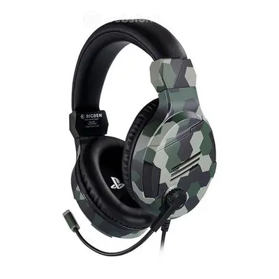 BigBen Interactive Headset Sony V3 Vert - Verde Camo