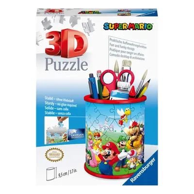 Puzzle 3D Ravensburger - Portapenne Super Mario (54 Pezzi)