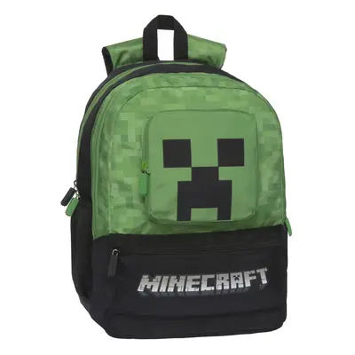 Zaino Minecraft - Creeper Double Face (Organizzato)