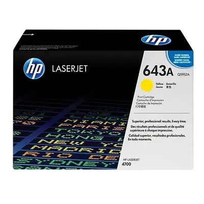 Cartuccia Toner originale giallo LaserJet HP 643A