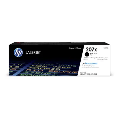 Cartuccia toner nero originale LaserJet HP 207X ad alta capacità