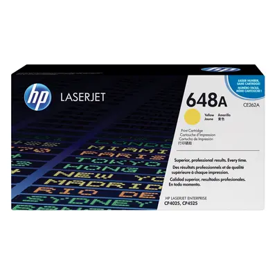 Cartuccia Toner originale giallo LaserJet HP 648A