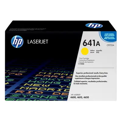 Cartuccia Toner originale giallo LaserJet HP 641A