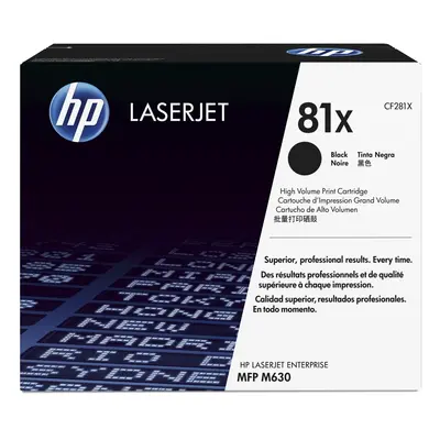 Cartuccia toner originale nero HP 81X LaserJet ad alta capacità