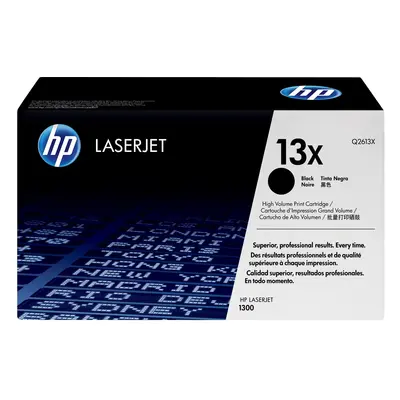 Cartuccia Toner originale nero ad alta capacità LaserJet HP 13X