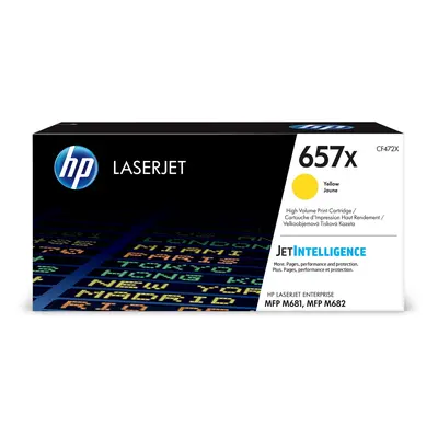 Cartuccia toner giallo originale ad alta capacità LaserJet HP 657X