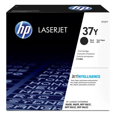 Cartuccia toner nero originale ad altissima capacità LaserJet HP 37Y