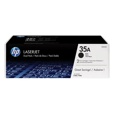 Confezione da 2 cartucce originali di Toner nero LaserJet HP 35A