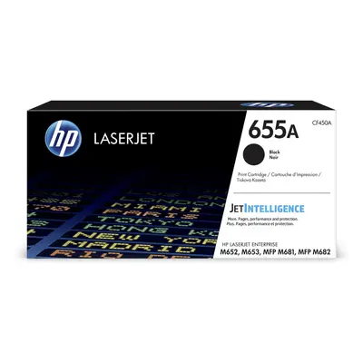 Cartuccia toner nero originale LaserJet HP 655A