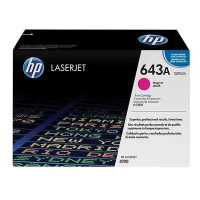 Cartuccia Toner originale magenta LaserJet HP 643A