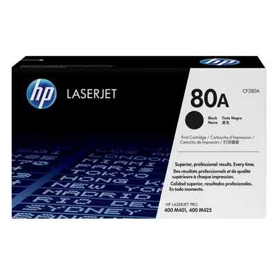 Cartuccia Toner originale nero LaserJet HP 80A