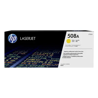 Cartuccia Toner giallo originale LaserJet HP 508A