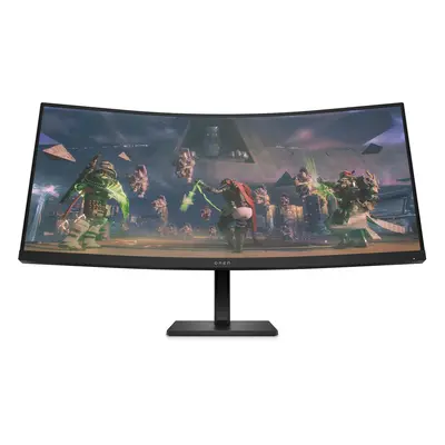 Monitor Gaming Curvo OMEN by HP 34c (34") WQHD 21:9 165 Hz Regolabile in Altezza, Audio Integrat