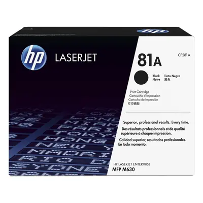 Cartuccia toner originale nero HP 81A LaserJet