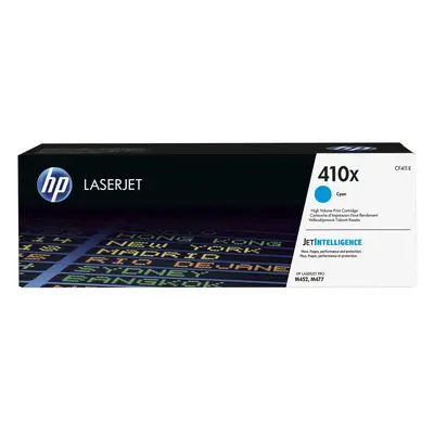 Cartuccia Toner originale ciano ad alta capacità LaserJet HP 410X