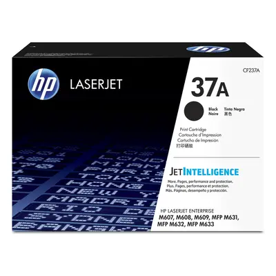 Cartuccia toner nero originale LaserJet HP 37A