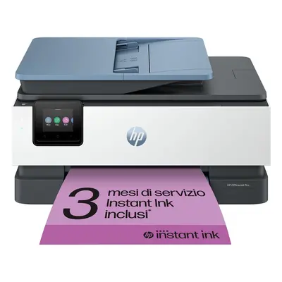 Stampante multifunzione HP OfficeJet Pro 8125e - 3 mesi di instant Ink inclusi con HP+