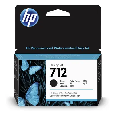 Cartuccia di inchiostro nero originale DesignJet HP 712 da 38 ml