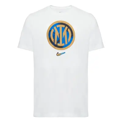 IM NIKE T-SHIRT LOGO CREST BIANCA UOMO